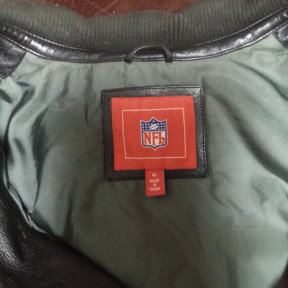 Green Bay Packer NFL leather jacket, XL - Picture 4 of 5
